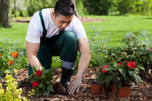 Charitable reuse of garden items and recycled materials