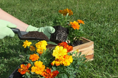 Low-carbon van used for sustainable garden collections